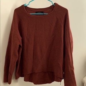 Rust colored light sweater